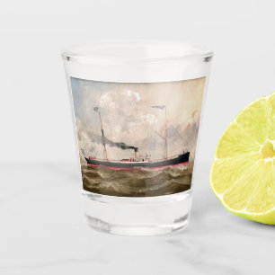 Steamship Louise 1800s Shot Glass
