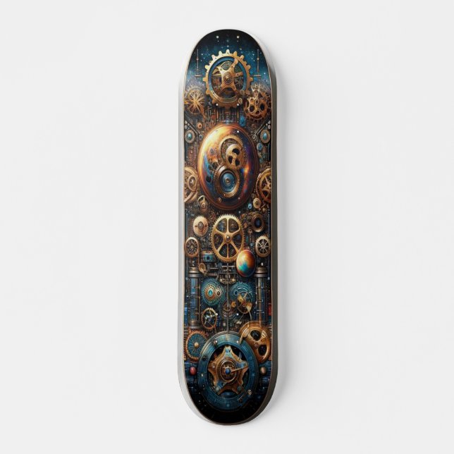 "SteamSpace Station" Skateboard (Front)