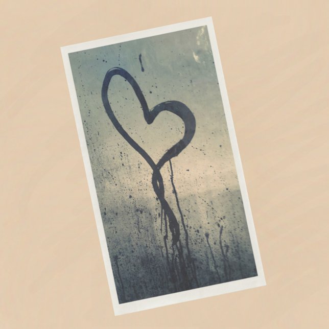 Steamy Drawn Heart Napkin (Creator Uploaded)