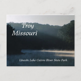 Steamy Lincoln, Troy, Missouri, post card