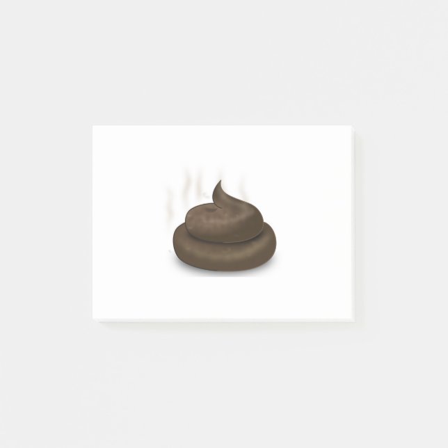 Steamy Poo Post-it Notes (Front)