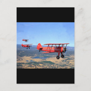 Stearman, PT-17, 1943_Classic Aviation Postcard