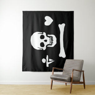 Stede Bonnet Pirate Flag Jolly Roger Tapestry