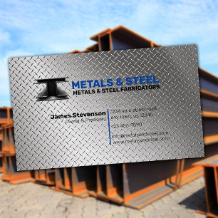 Steel and Metals Fabrication Business Card
