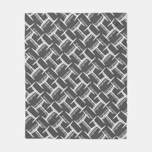 Steel Beam Engineer Pattern Fleece Blanket