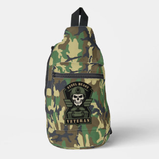 Steel Beast Tanker Veteran Badge Sling Bag