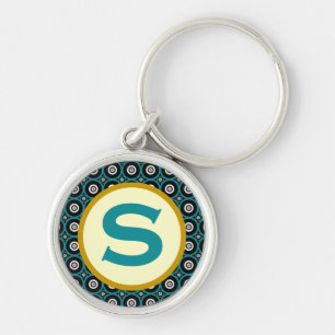 steel belted Monogram Key Ring