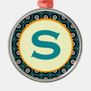 steel belted Monogram Metal Tree Decoration
