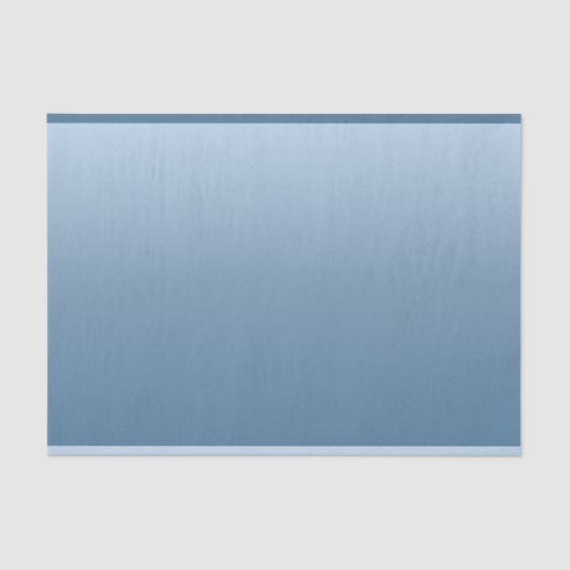 Steel Blue Gradient Tissue Paper (Front)