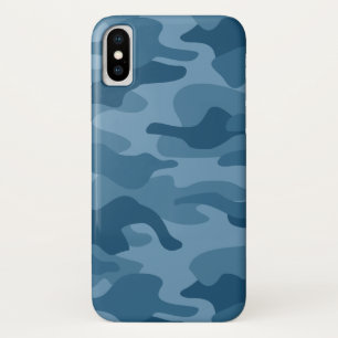Steel Blue Monocolor Camo Case-Mate iPhone Case