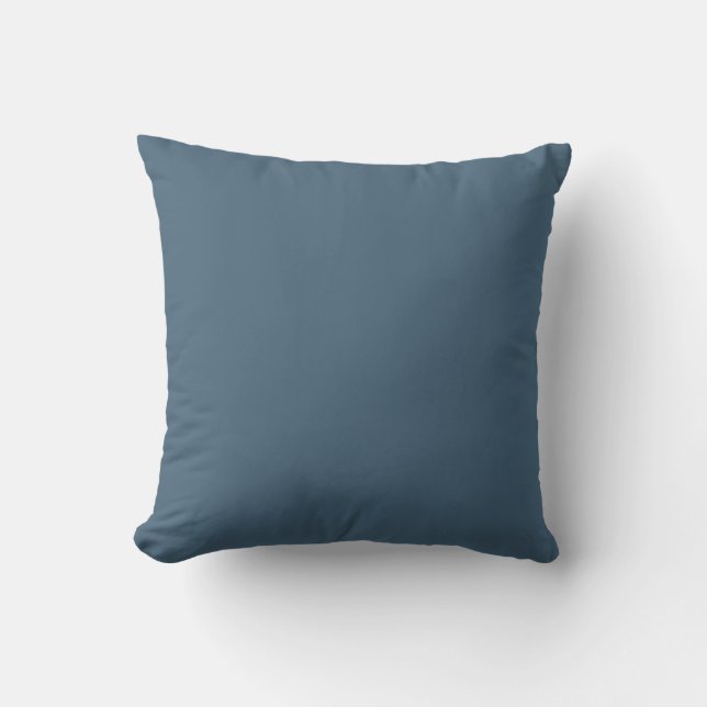 STEEL– Blue Solid Colour   Cushion (Front)