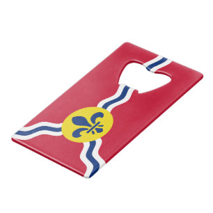 Steel Bottle Opener flag of St. Louis