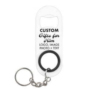 Steel Bottle Opener Keychain Custom Gifts for Him