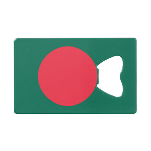 Steel Bottle Opener with flag of Bangladesh