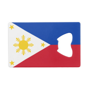 Steel Bottle Opener with flag of Philippines