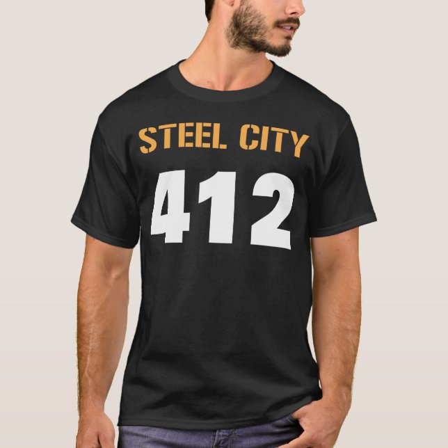 STEEL CITY 412 T-Shirt (Front)