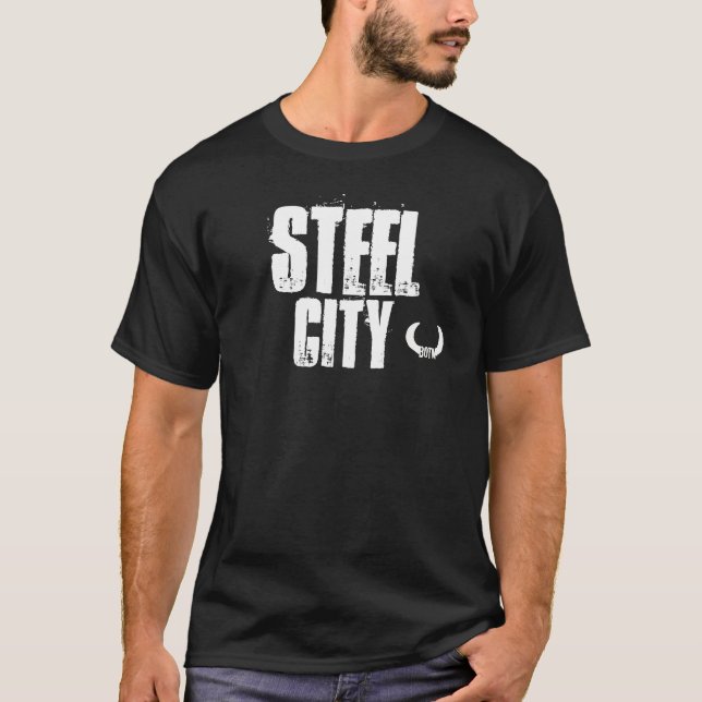 STEEL CITY by BULL OF THE WOODS T-Shirt (Front)