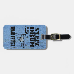 Steel Drum, Brain Freeze Luggage Tag