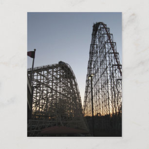 Steel Force and Thunderhawk Dorney Park Postcard