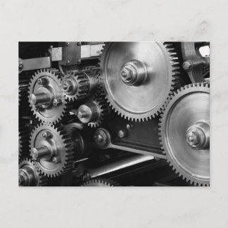 Steel Gears Postcard