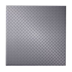 Steel Grey Diamond Plate Tile