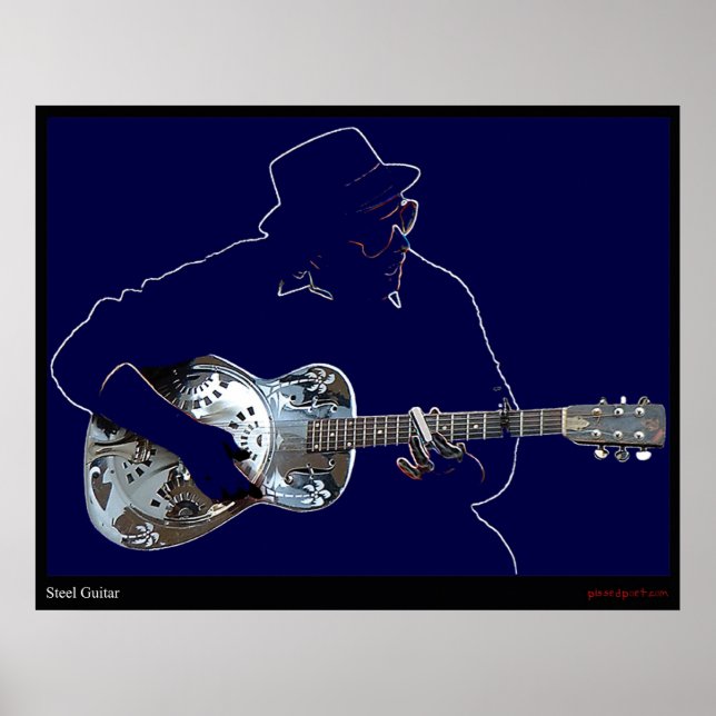 Steel Guitar Poster (Front)