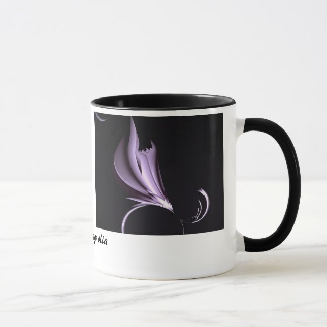 Steel Magnolia Abstract Mug (Right)