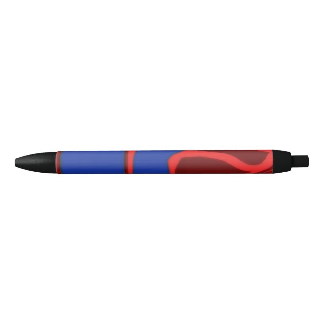 Steel Man Black Ink Pen (Front)