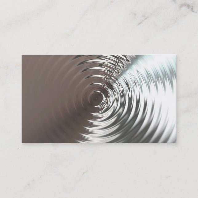 Steel Metal Business Cards (Front)