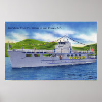 Steel Motor Vessel Ticonderoga on Lake