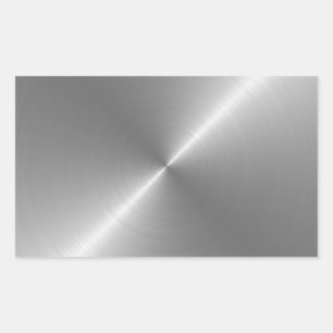 Steel Rectangular Sticker