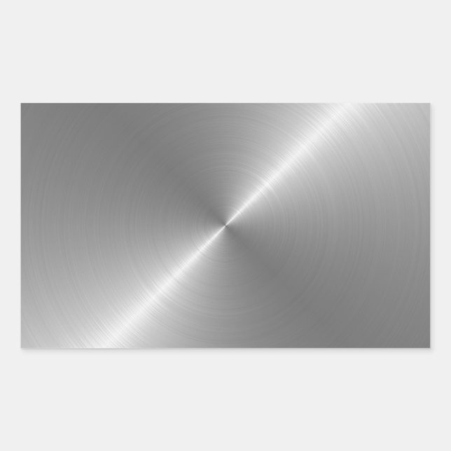 Steel Rectangular Sticker (Front)