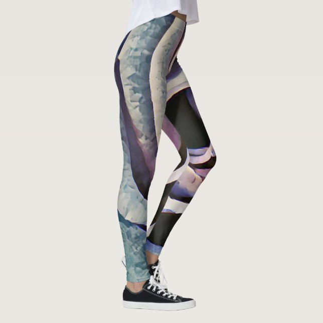 Steel Rose Leggings (Right)
