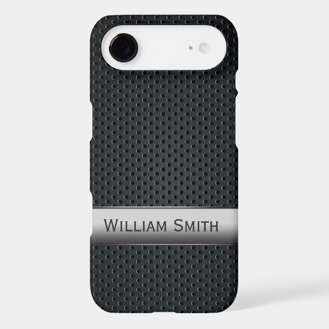 Steel striped dark metal Case-Mate iPhone case (Back)