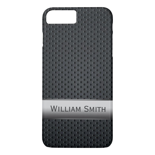 Steel striped dark metal Case-Mate iPhone case (Back)