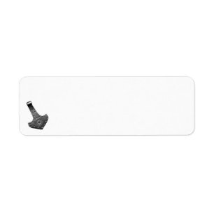 Steel Thor's Hammer return address labels