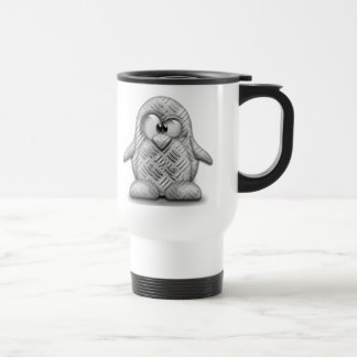 Steel Tux Travel Mug