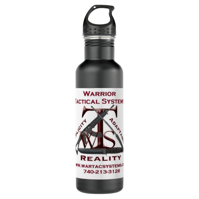 Steel Water Bottle WTS Logo (Front)