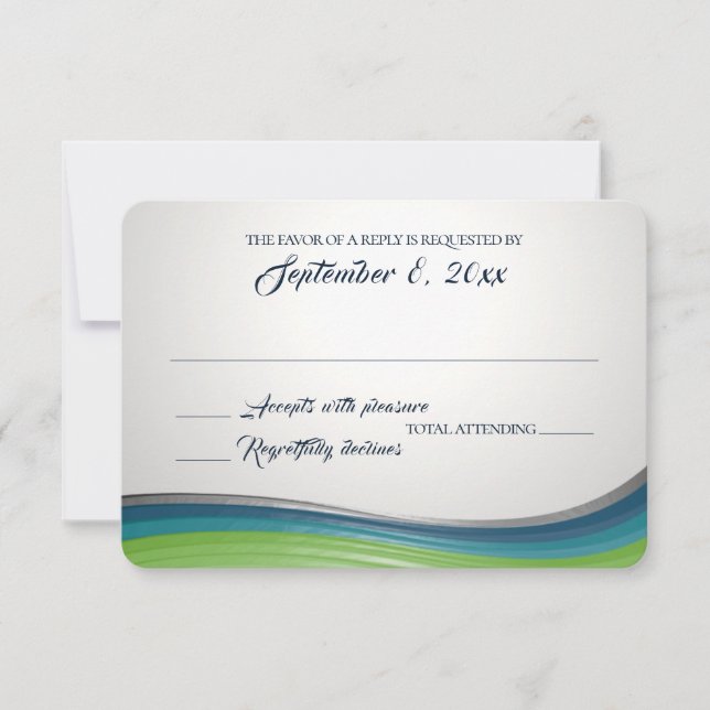 Steel Wave Blue and Green Response (Front)