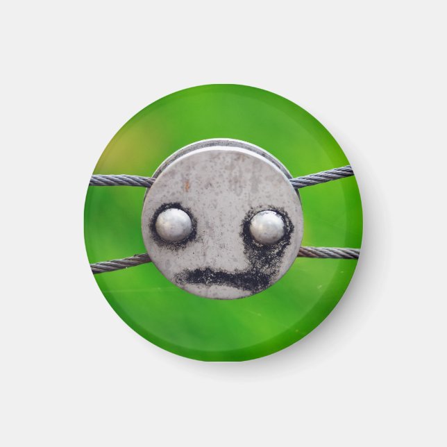 Steel-wire cable's block magnet (Front)