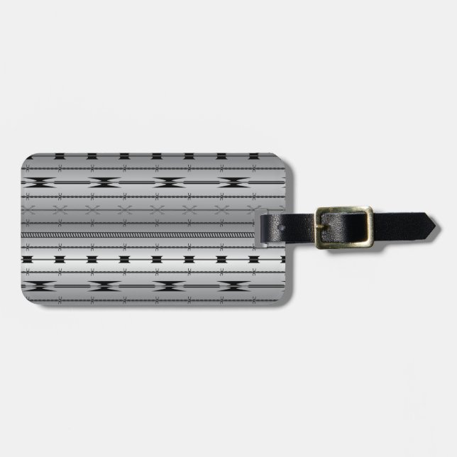 Steel Wires Luggage Tag (Front Horizontal)