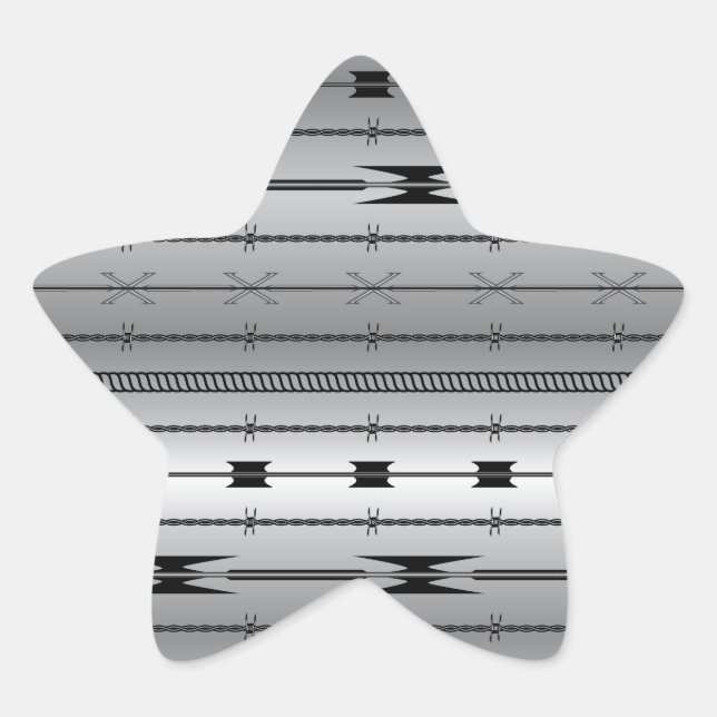 Steel Wires Star Sticker (Front)