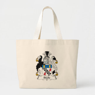 Steele Family Crest Large Tote Bag