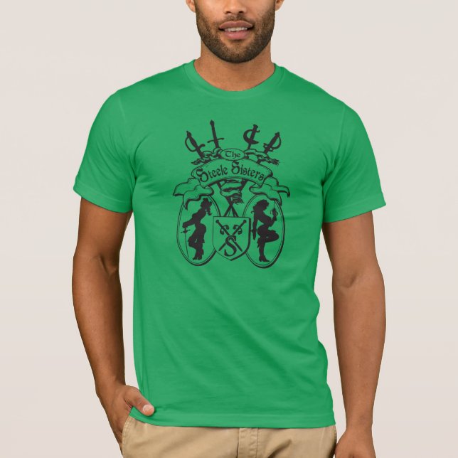 Steele Sisters Green Men's shirt (Front)