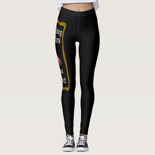 Steeler fan leggings (Front)
