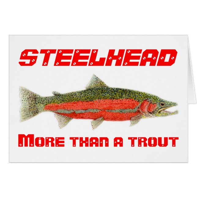 Steelhead- More than a trout Card (Front Horizontal)