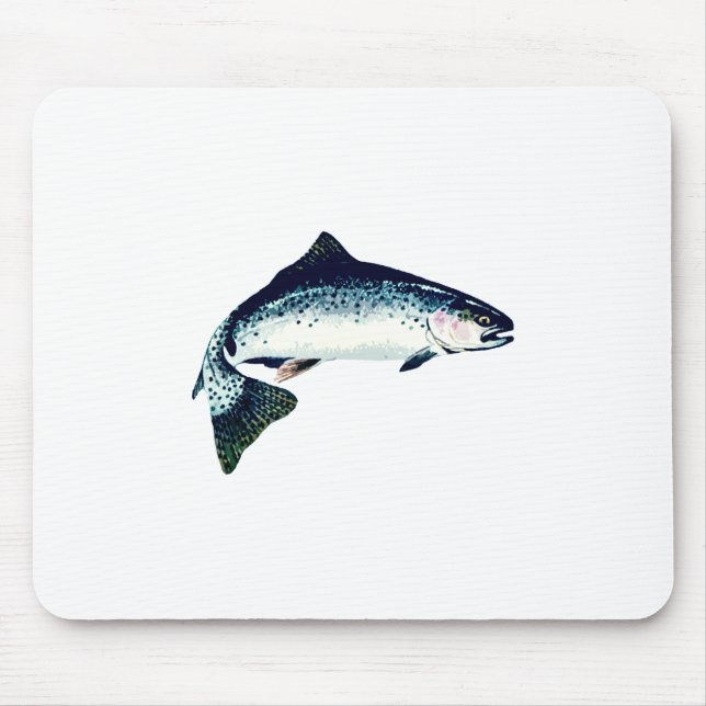 Steelhead Swimming Mouse Pad (Front)