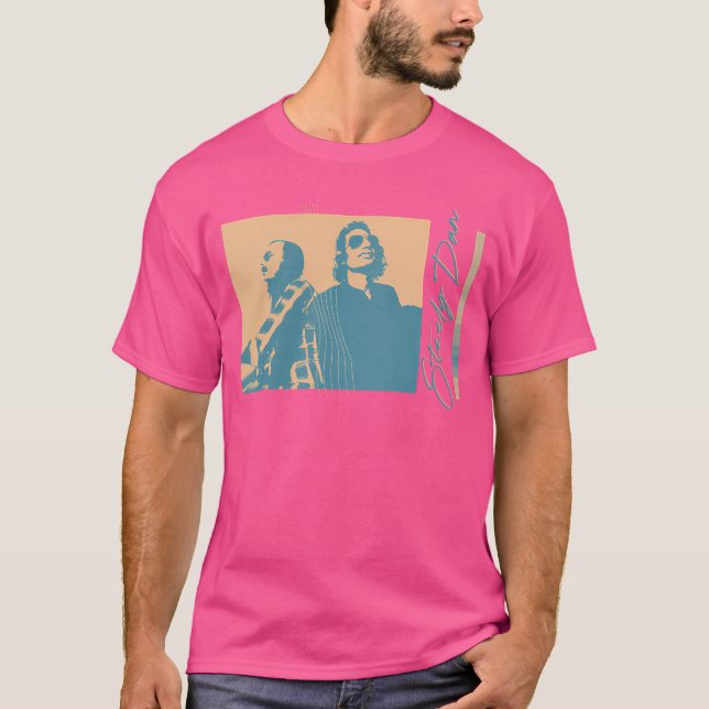 Steely Dan  70S Aesthetic Design T-Shirt (Front)