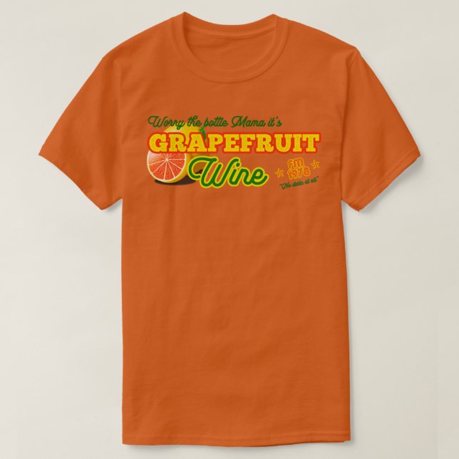 Steely Dan FM Grapefruit Wine 1978 T-Shirt (Design Front)