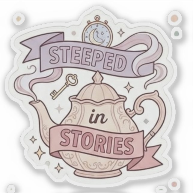 Steeped in Stories - Bookish Tea and Reading (Front)